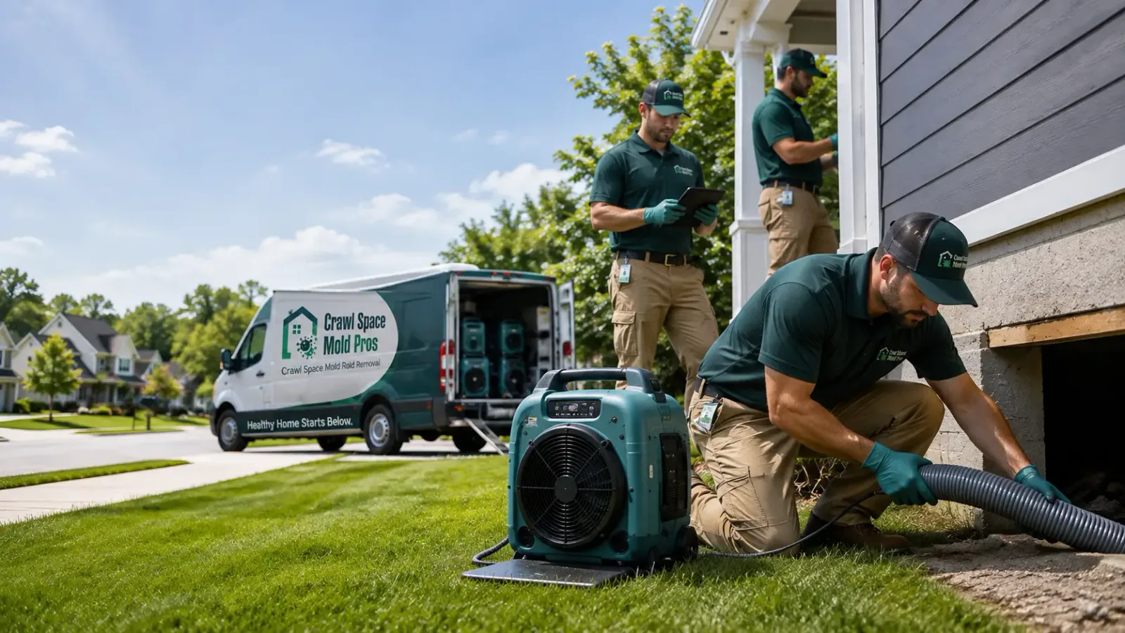 Crawl Space Mold Removal in Flourtown, PA